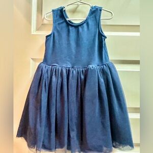Hanna Andersson Navy Blue Casual Kids Dress.  Kids 5